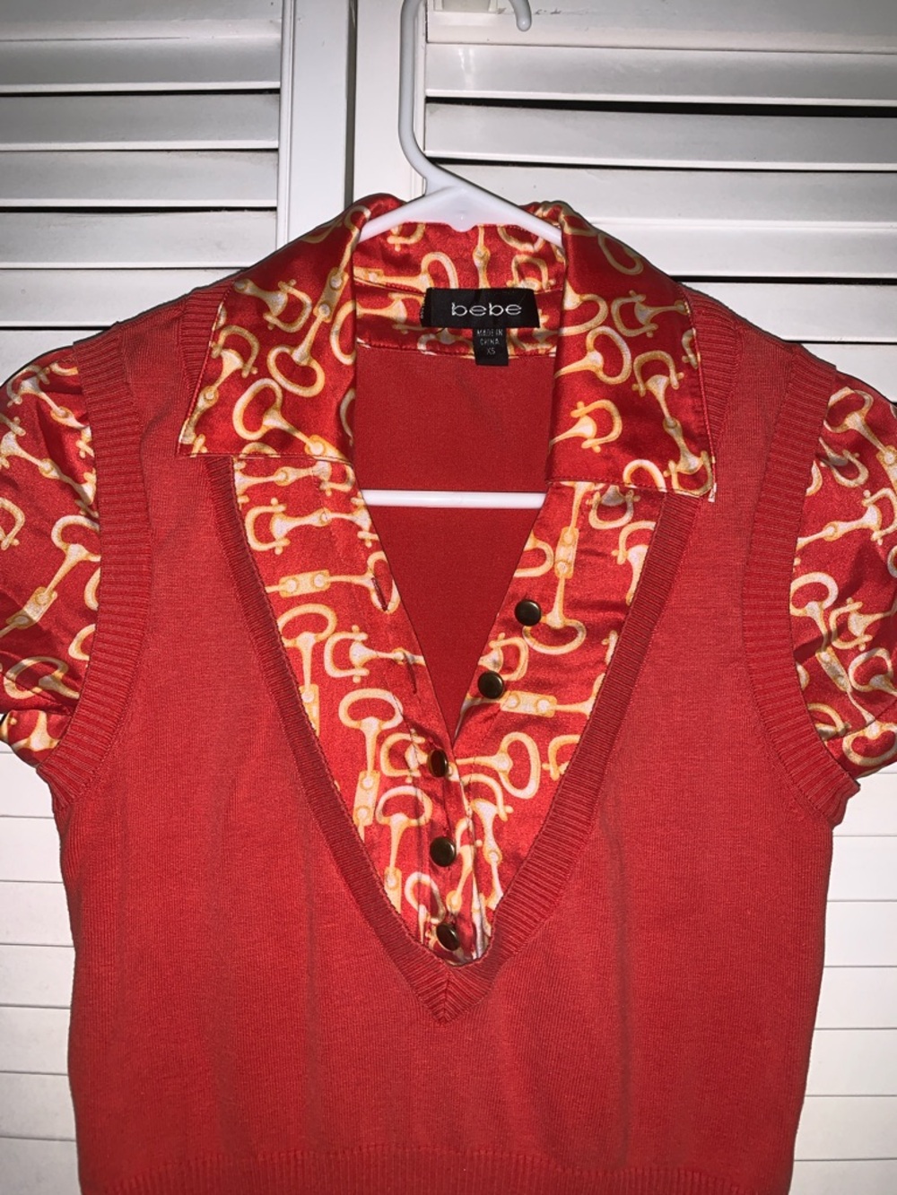 Bebe vintage silky shirt - Picture 4 of 6